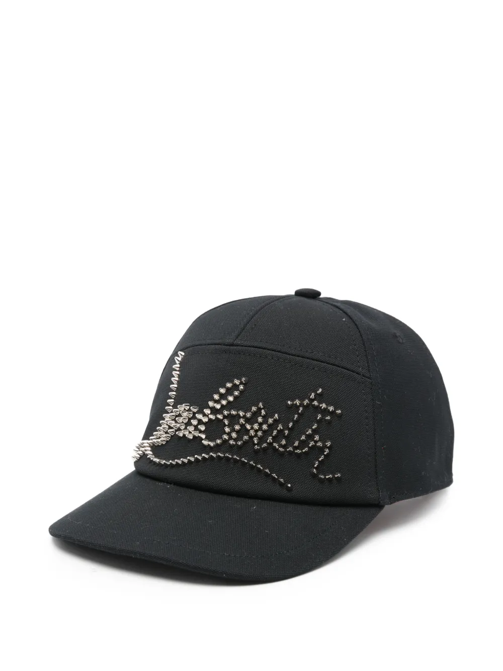 Christian Louboutin Enky studded baseball cap | Black | Image 1