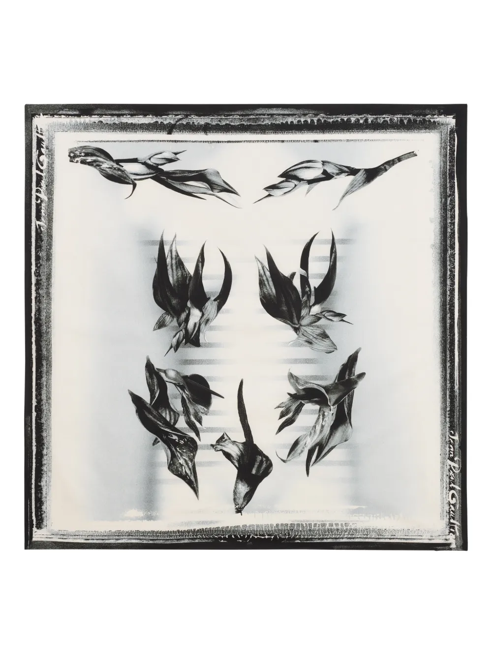 Jean Paul Gaultier Printed Sarong In Gray