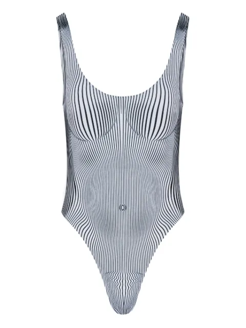 Jean Paul Gaultier printed swimsuit