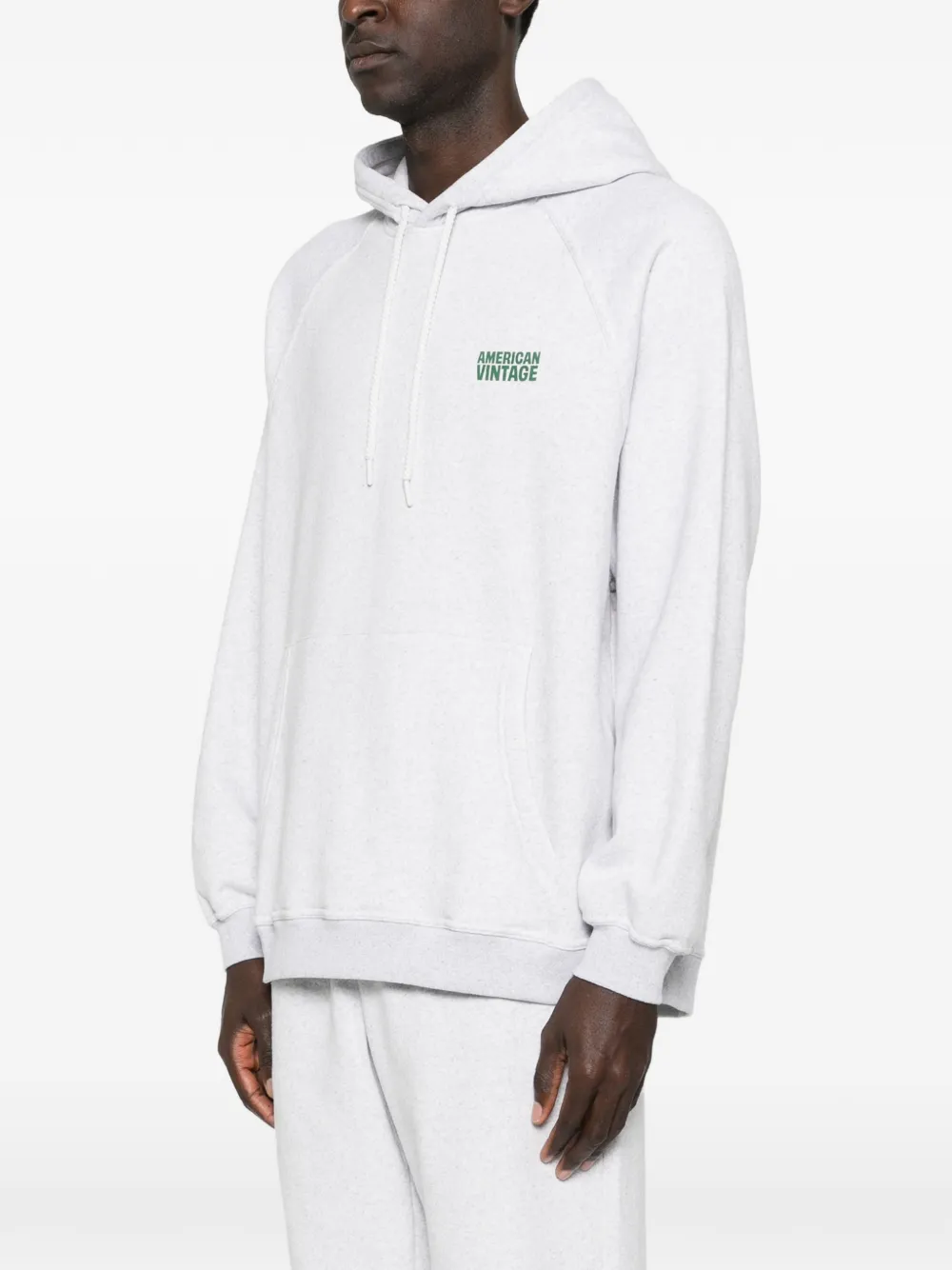 American Vintage Baptown hoodie Grijs