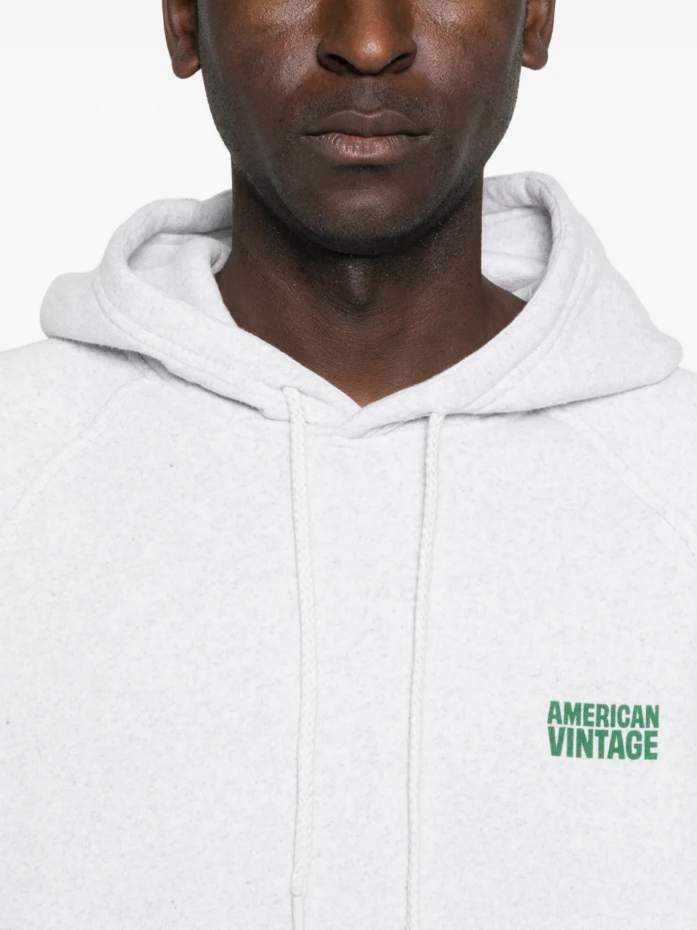 American Vintage Baptown hoodie Grijs