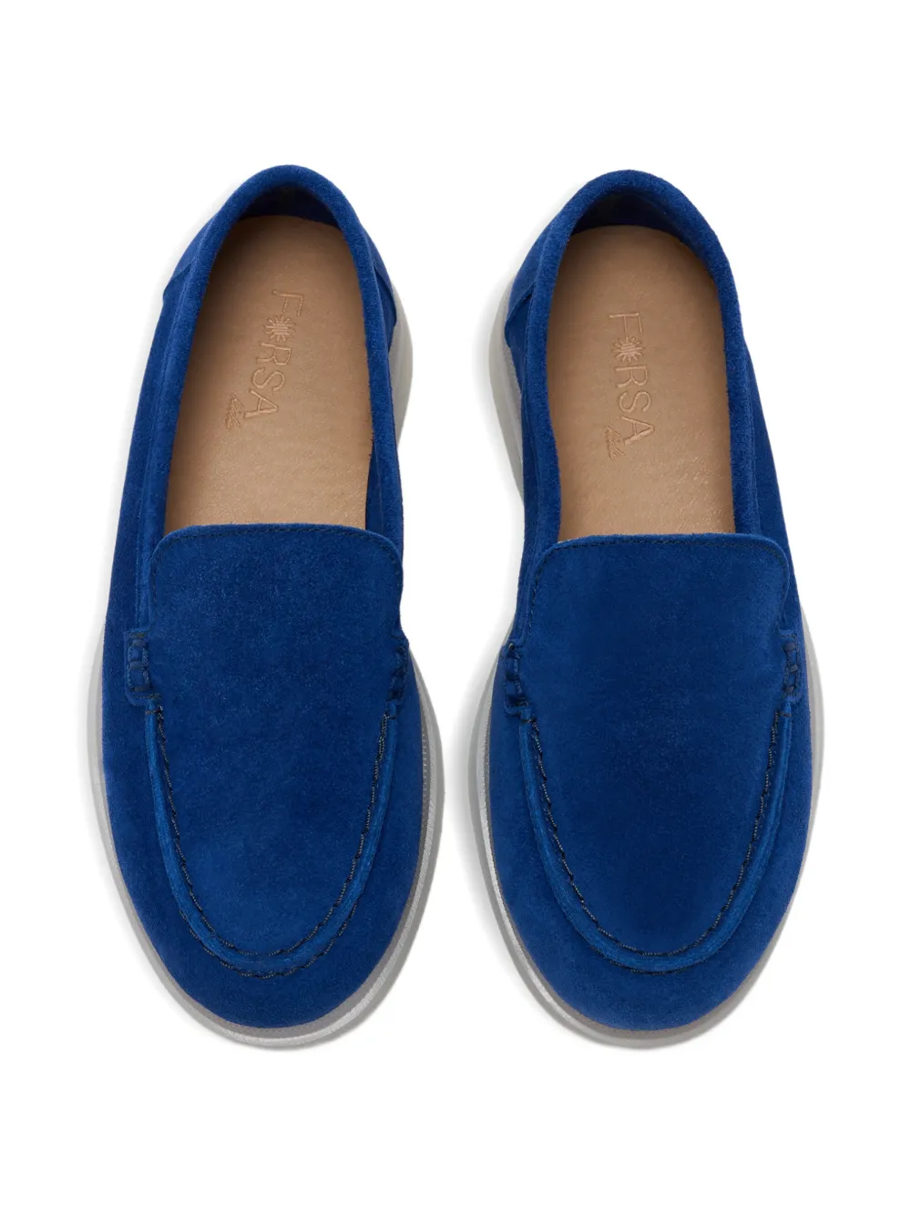 Forsa stitched loafers Blauw