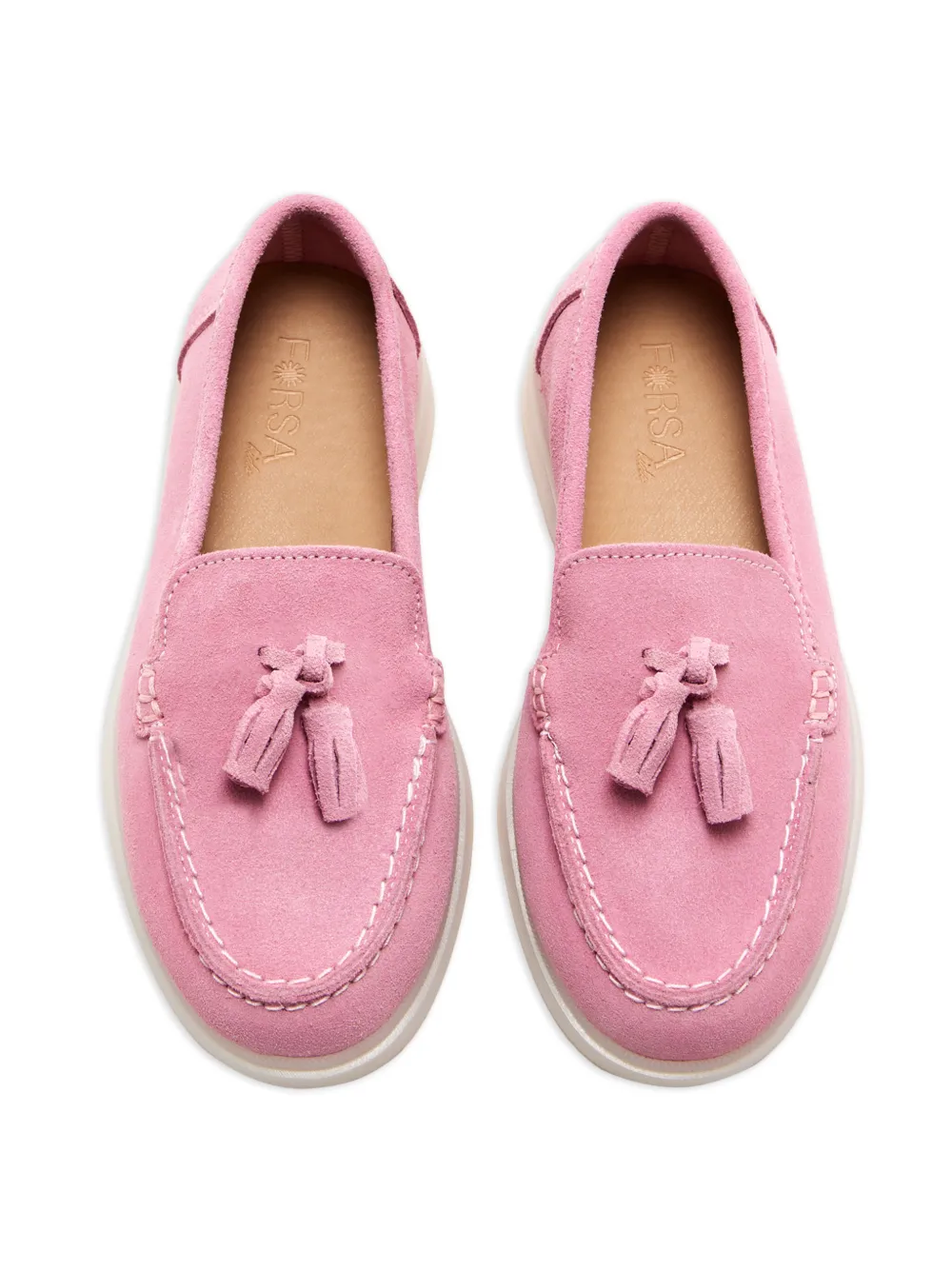Forsa Loafers met kwastje Roze