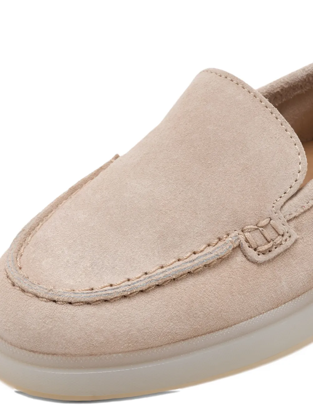 Forsa deune topstitched loafers Beige