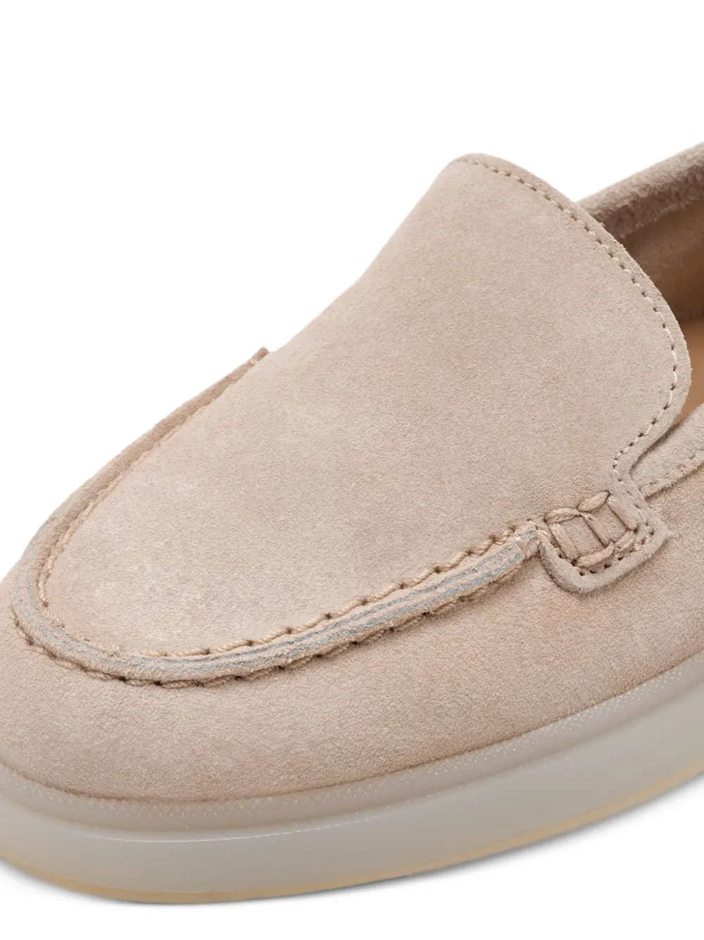 Forsa Deune loafers met stiksel Beige