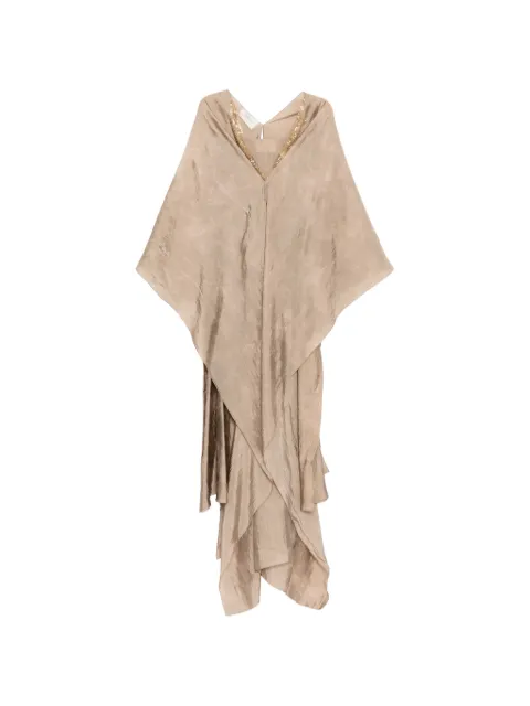 SHATHA ESSA draped maxi dress