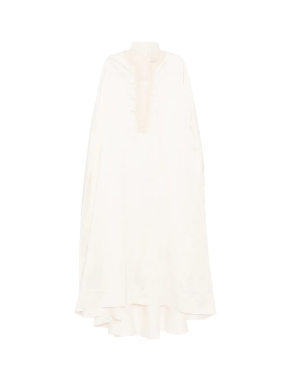 SHATHA ESSA Maxikleid mit Pailletten - Nude