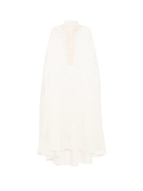 SHATHA ESSA vestido largo con detalles de lentejuelas