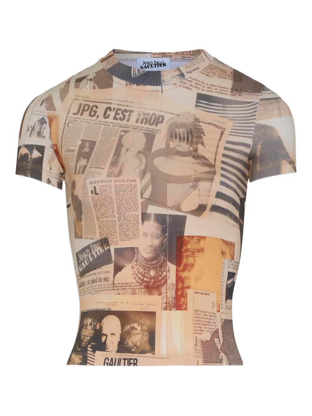 journal-print T-shirt