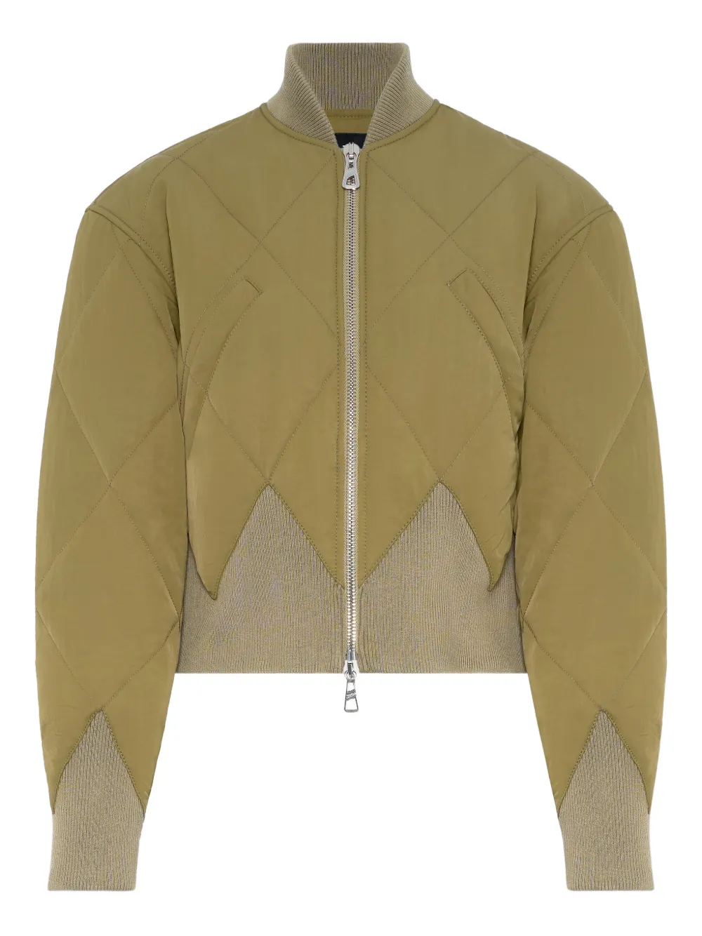 Jean Paul Gaultier Bomber con zip - Verde