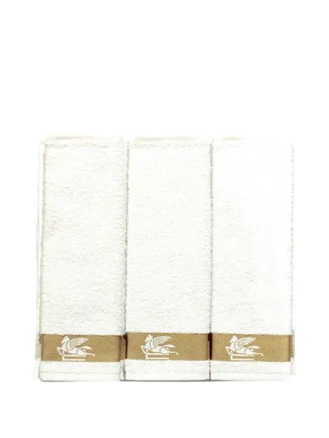 ETRO HOME griffin-trim face towel (set of six)