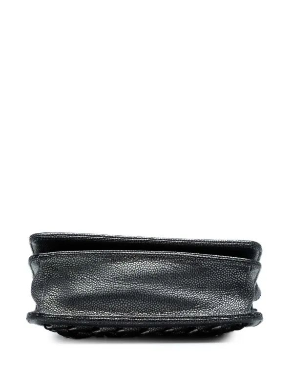 CHANEL Pre-Owned 2012-2013 ココマーク メタリック キャビア 