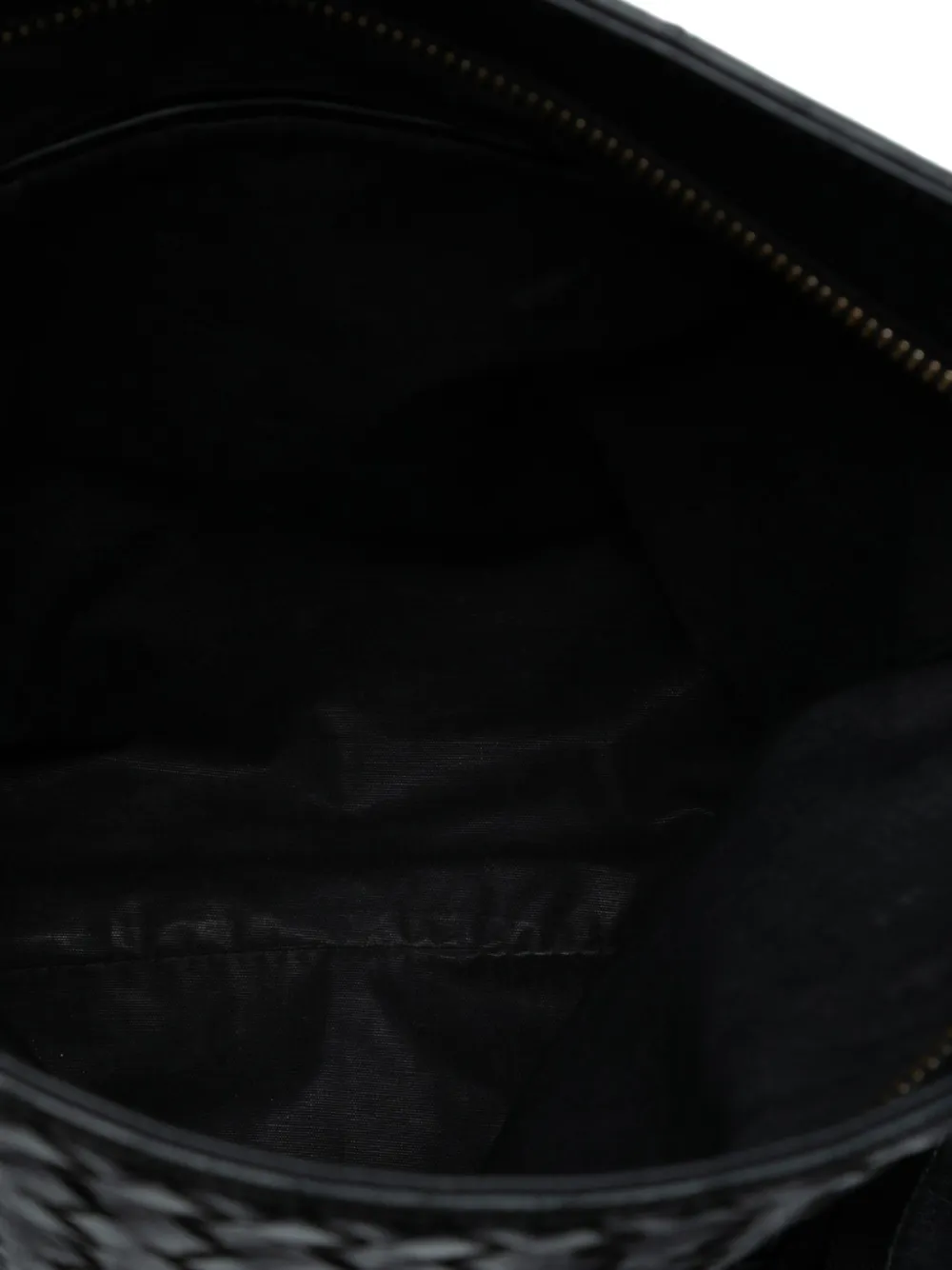 Pre-owned Bottega Veneta 2012-2025 Nappa Intrecciato Vn Crossbody Bag In Black