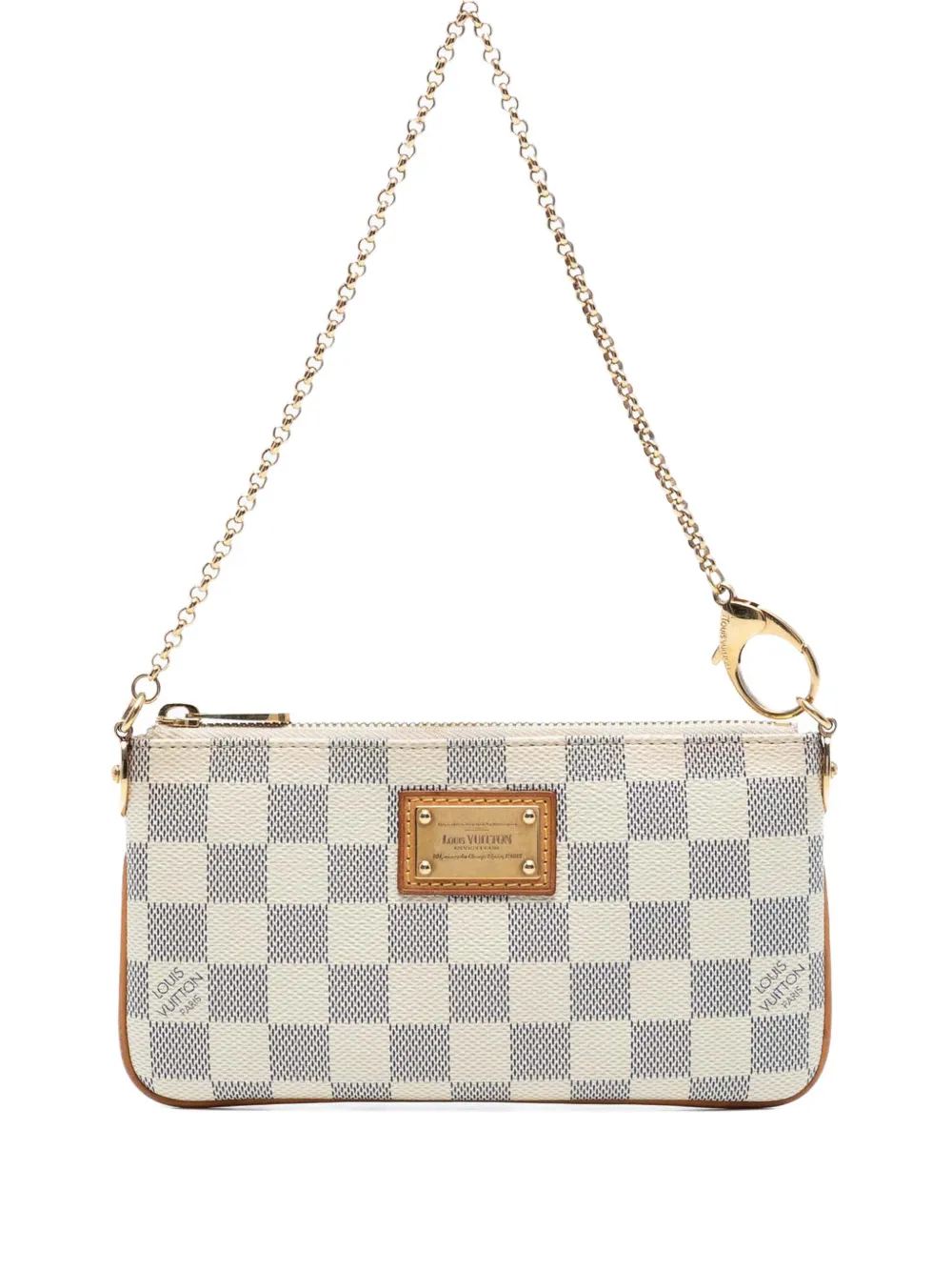 Louis Vuitton Pre-Owned 2011 Damier Azur Pochette Milla MM handbag - Weiß