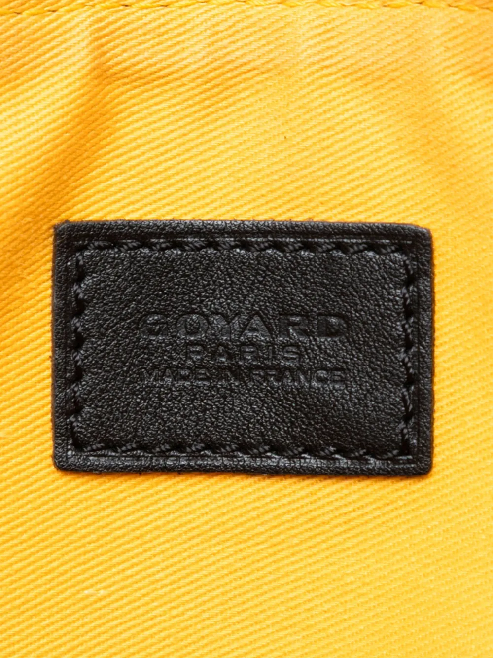 Pre-owned Goyard 2015 Ine Senat Mm Clutch Bag In Black