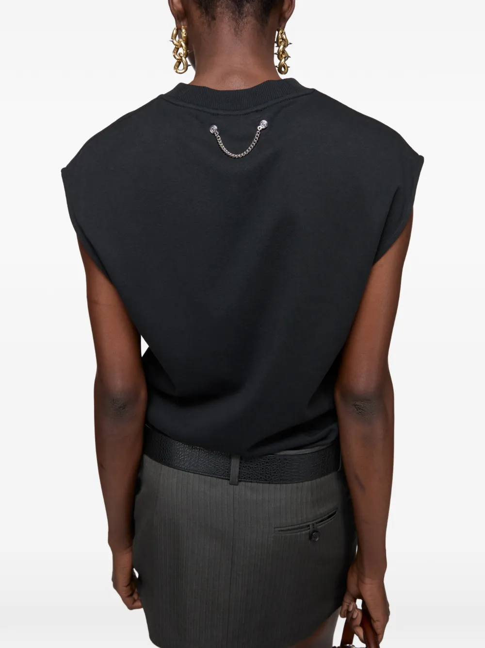 Acne Studios Gelaagde mini-jurk Zwart