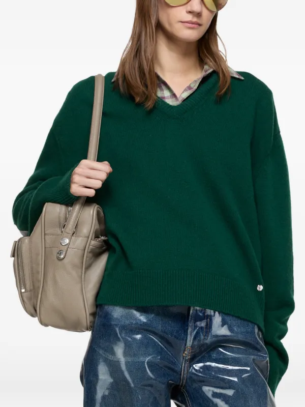Acne Studios Vネック セーター | グリーン | FARFETCH JP