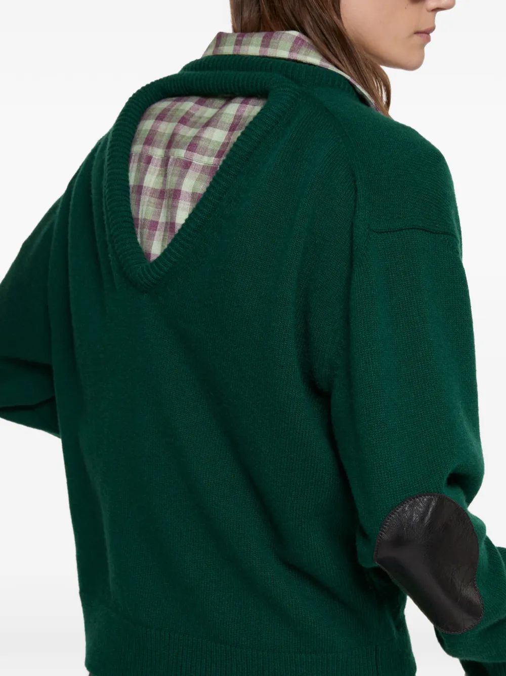 Acne Studios Vネック セーター | グリーン | FARFETCH JP
