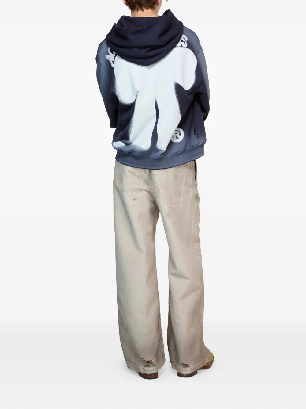  Acne Studios Mended Distressed Jeans - Neutrals 