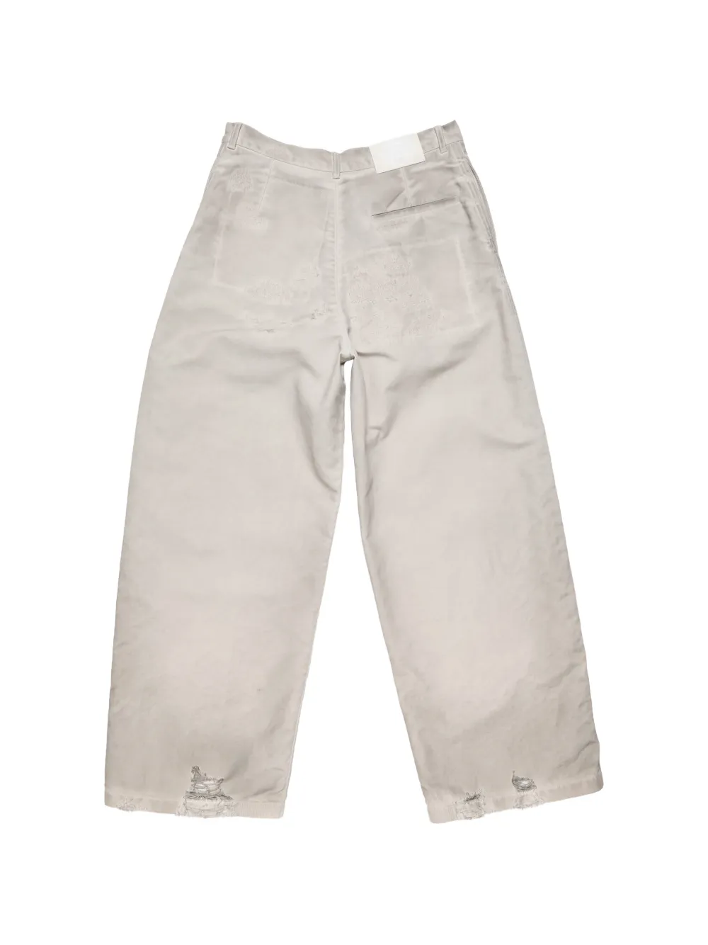 Acne Studios Gerafelde broek Beige