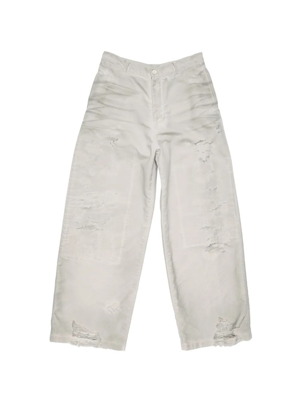 Acne Studios Mended distressed jeans - Toni neutri
