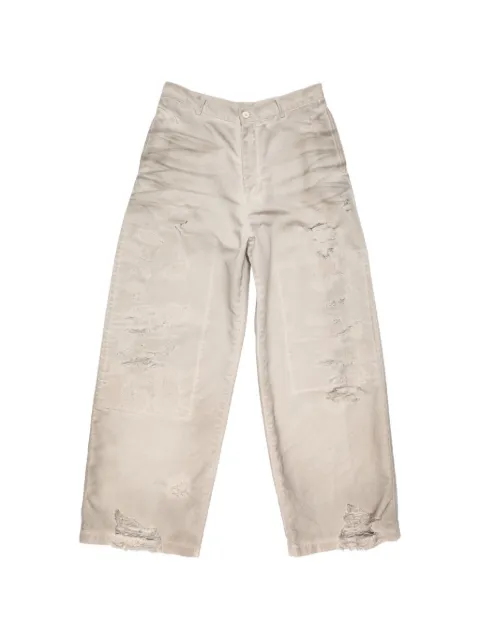 Acne Studios pantalones con efecto envejecido