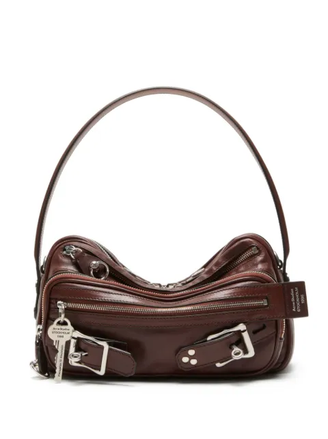 Acne Studios Camero Party buckle zip leather shoulder bag
