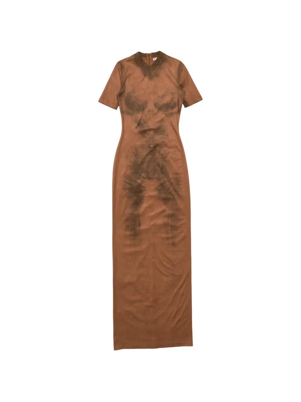 Acne Studios Abito lungo a maniche corte - Marrone