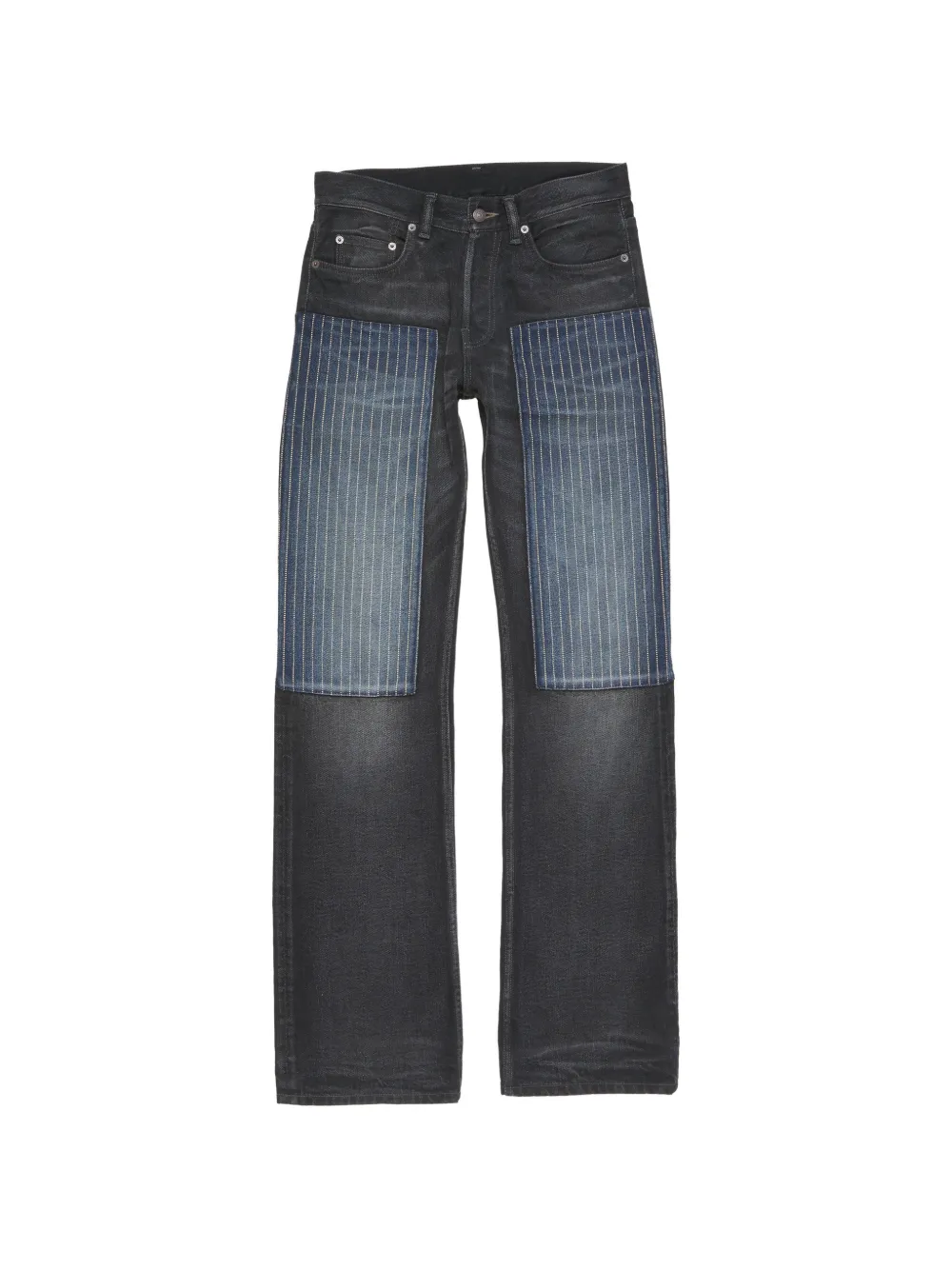 Acne Studios contrast-panel jeans - Nero