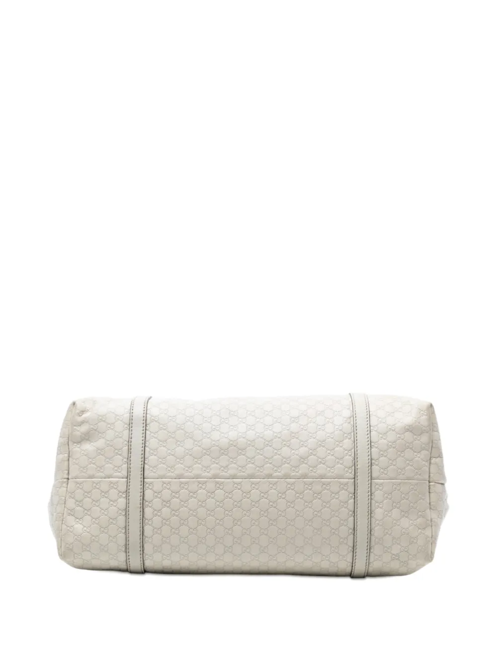 GUCCI Pre-owned 2016-2025 Microssima Nice Tote Bag In White