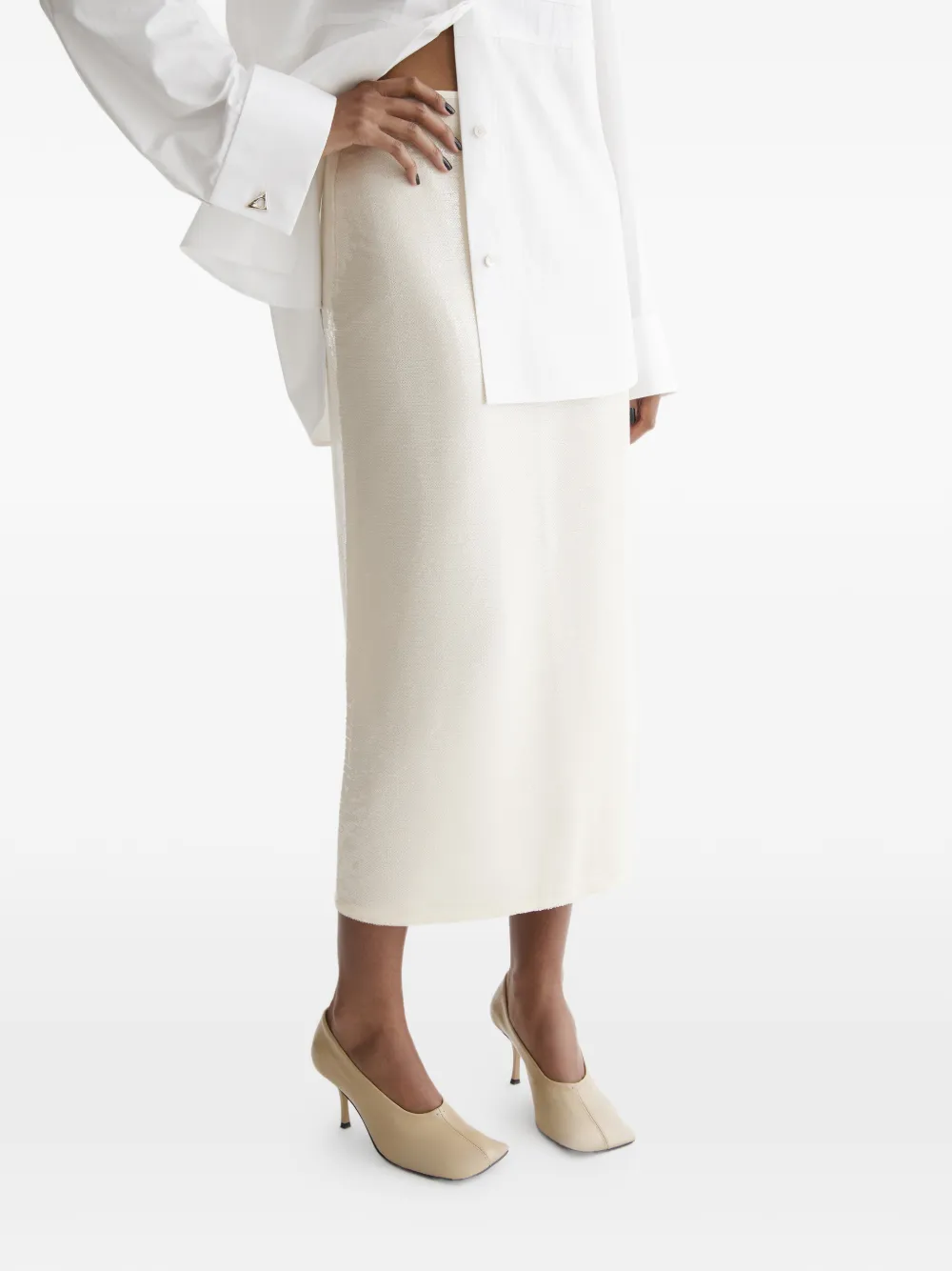 AERON Marisol midi-rok - Beige