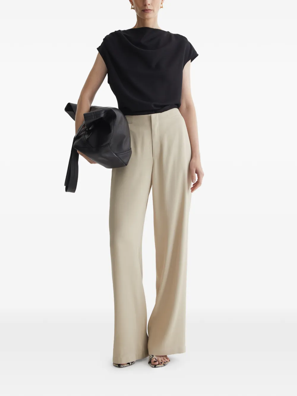 AERON Vincent broek met verborgen sluiting - Beige