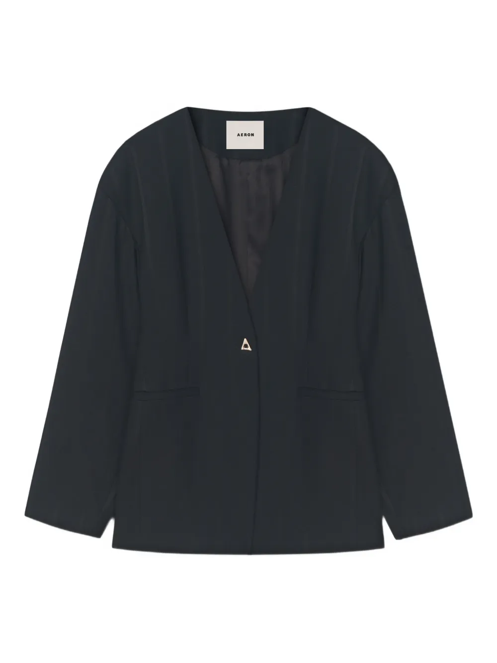 AERON Somerset long-sleeve blazer - Nero
