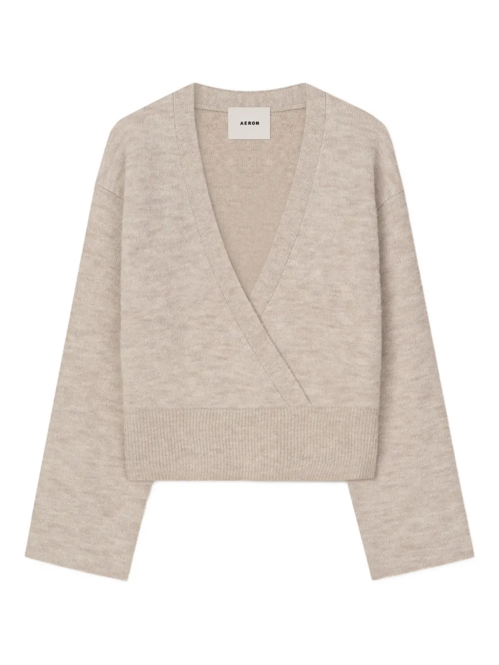 AERON Léon V-neck sweater - Nude