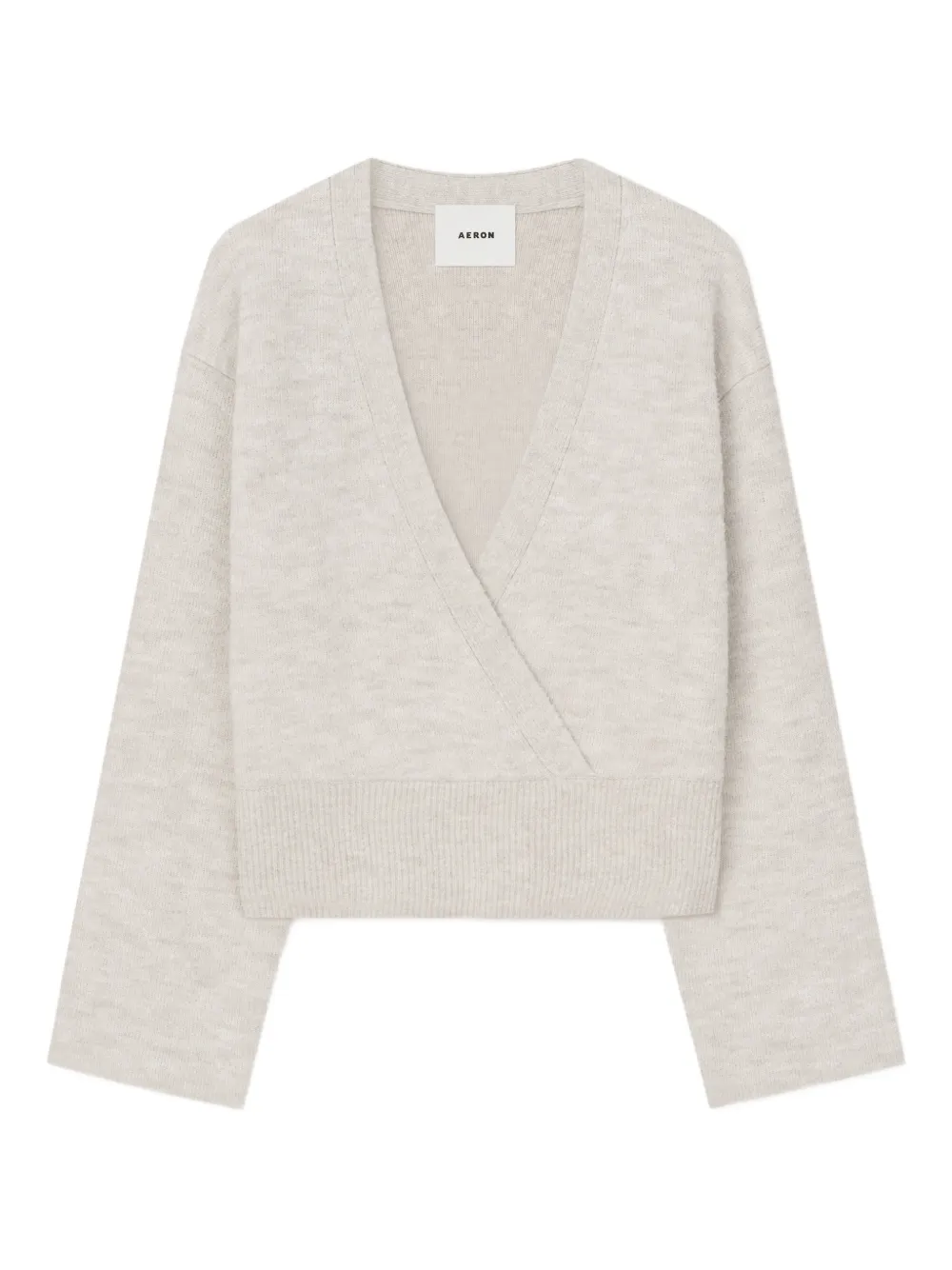 AERON Léon V-neck sweater - Nude