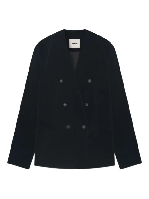 AERON Windsor button-fastening blazer