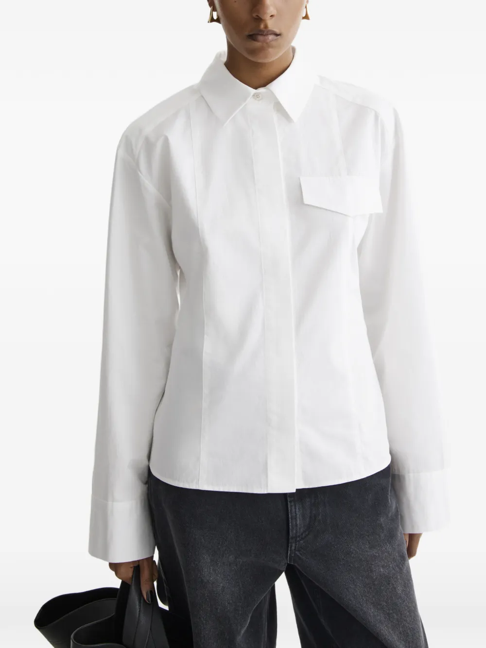 AERON Chia buttoned shirt - Weiß