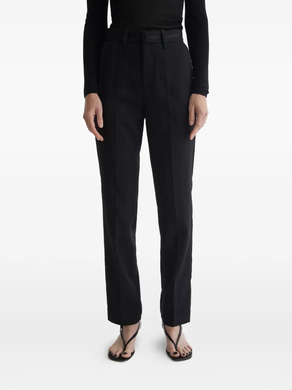 Aeron Isaac Striped Trousers - Black 
