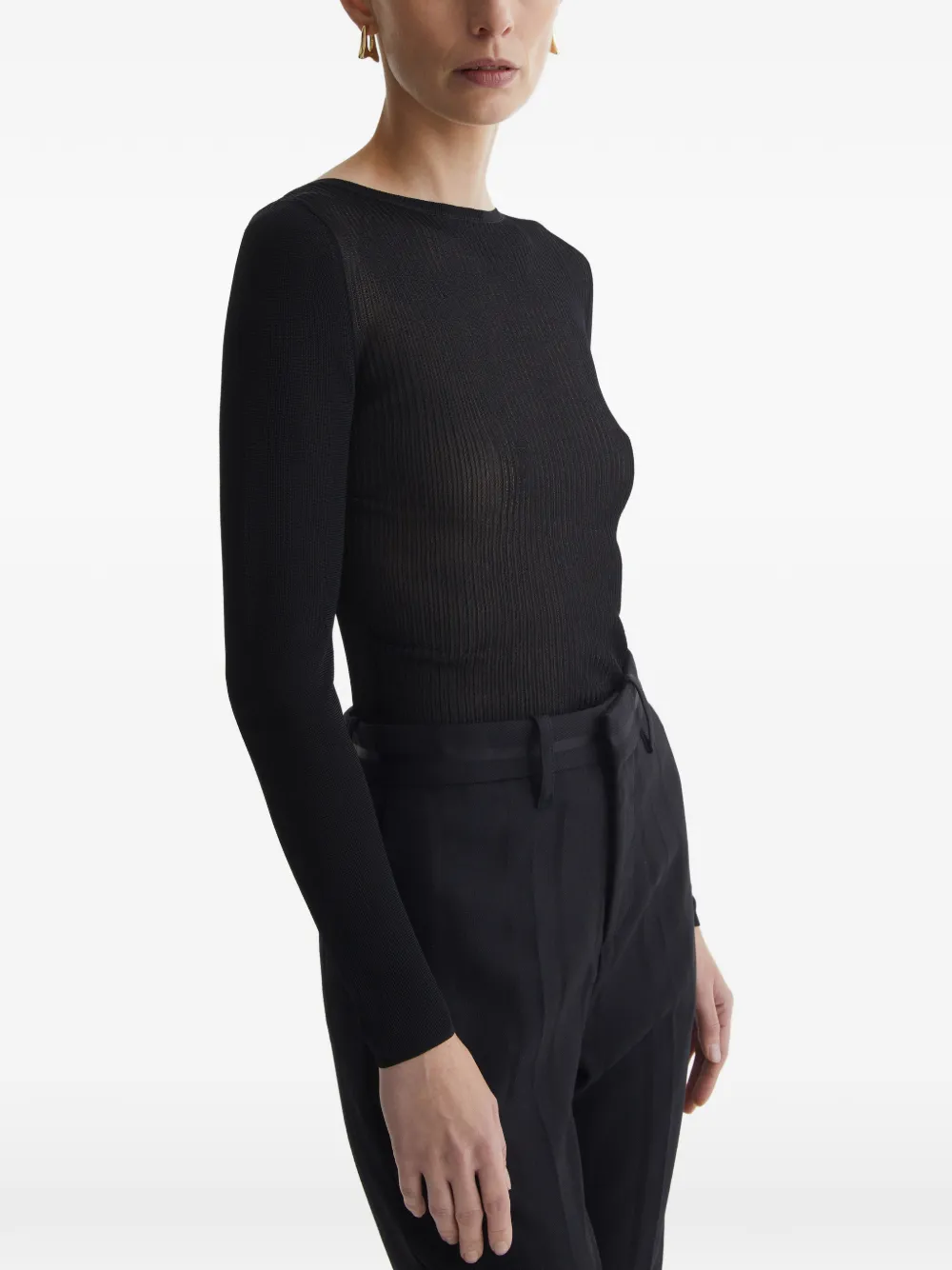 AERON Brittany long-sleeve top - Nero