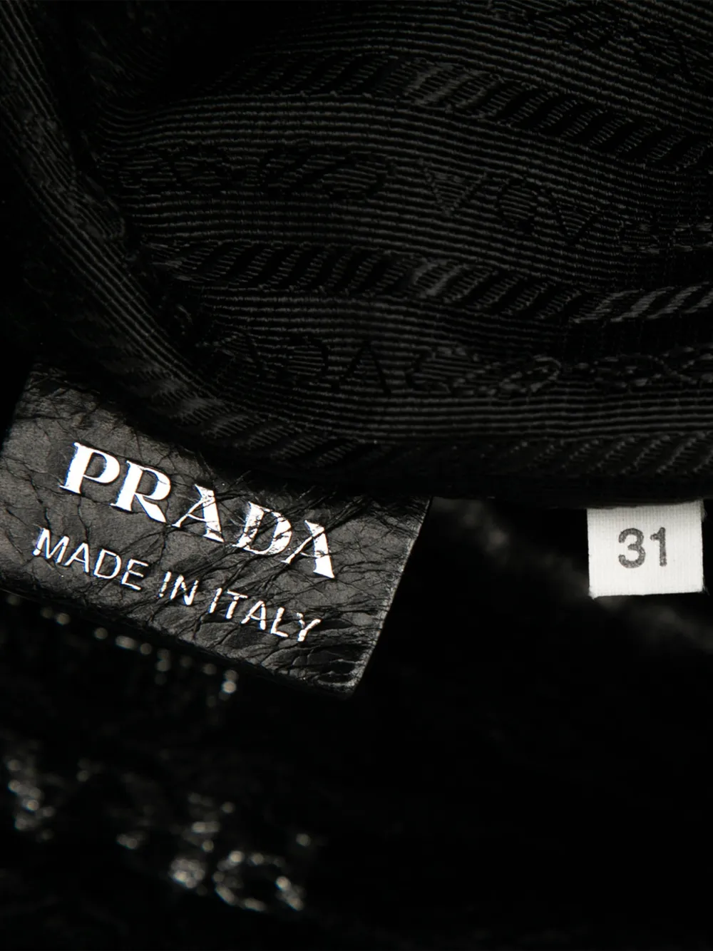 PRADA Pre-owned 2000-2013 Nappa Leather Antique Skull Tote Bag In Black