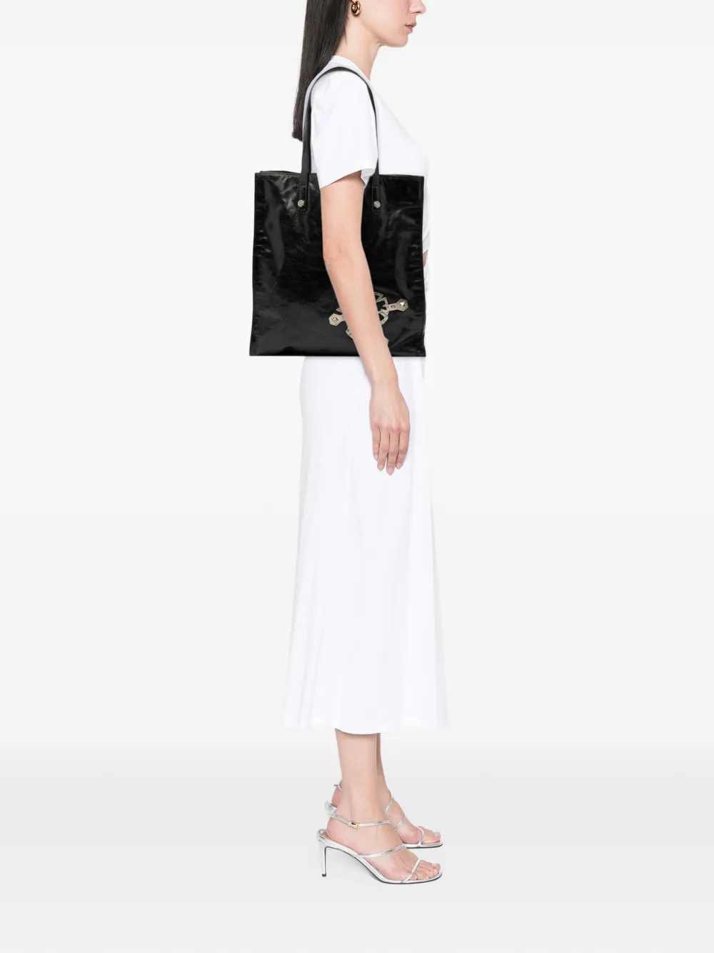 Prada Pre-Owned 2000-2013 Nappa Leather Antique Skull tote bag | Pre-Owned | Image 2