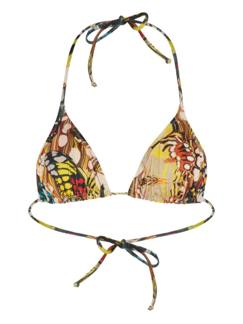 Jean Paul Gaultier top de bikini estampado