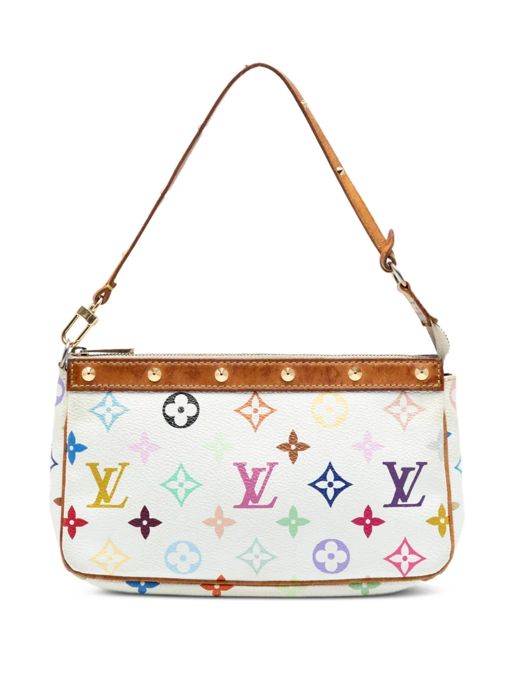 Louis Vuitton Pre-Owned 2003 Monogram Multicolore Pochette Accessoires shoulder bag | White | Image 1