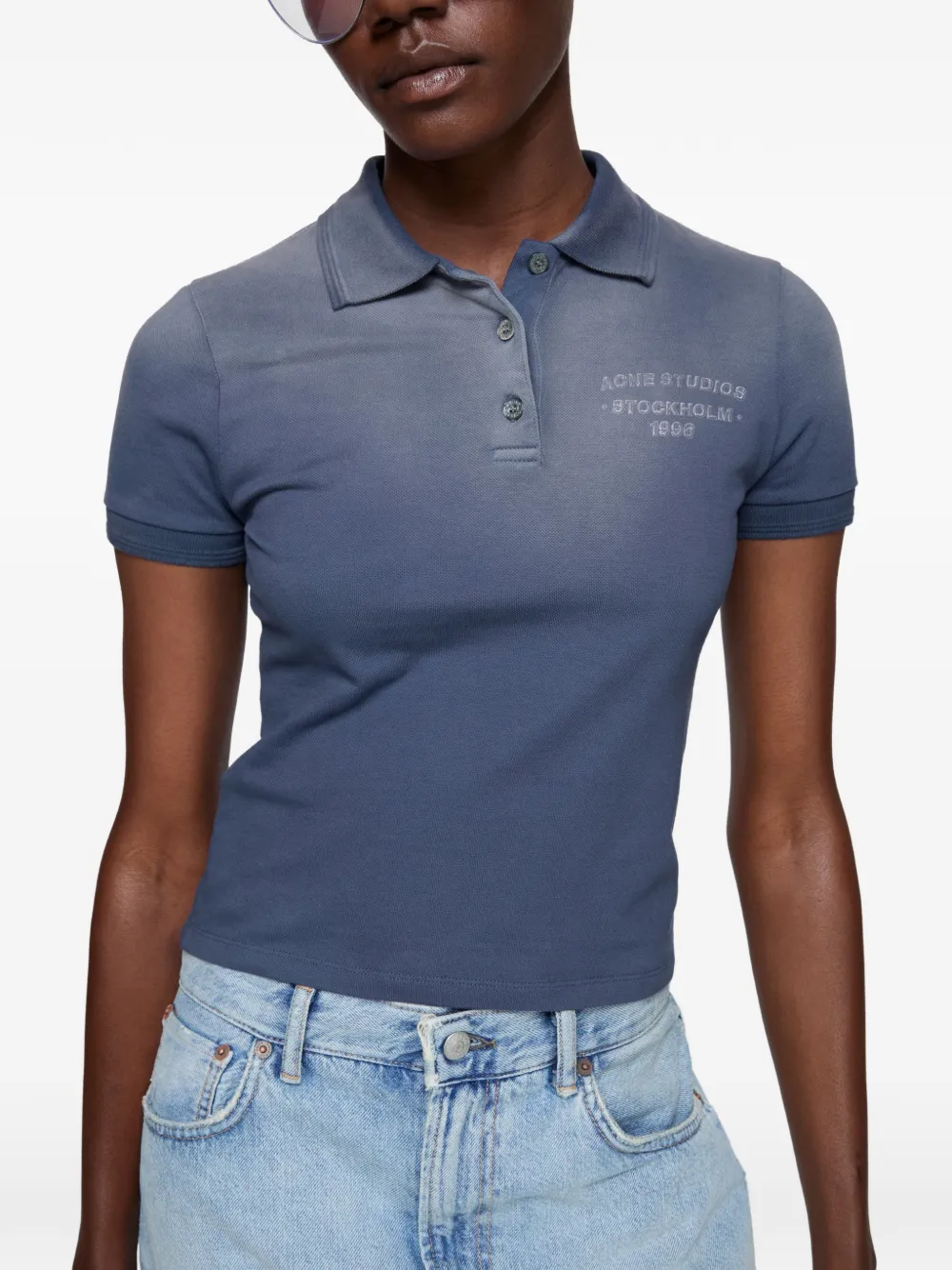 Acne Studios Poloshirt Blauw