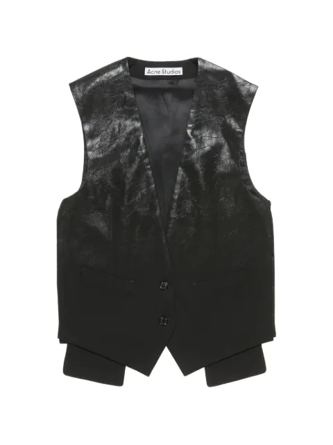 Acne Studios button V-neck waistcoat