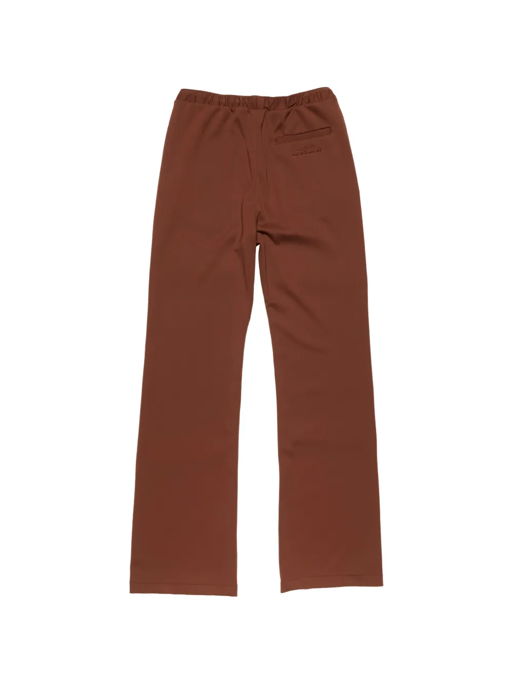 Acne Studios Broek met borduurwerk Bruin