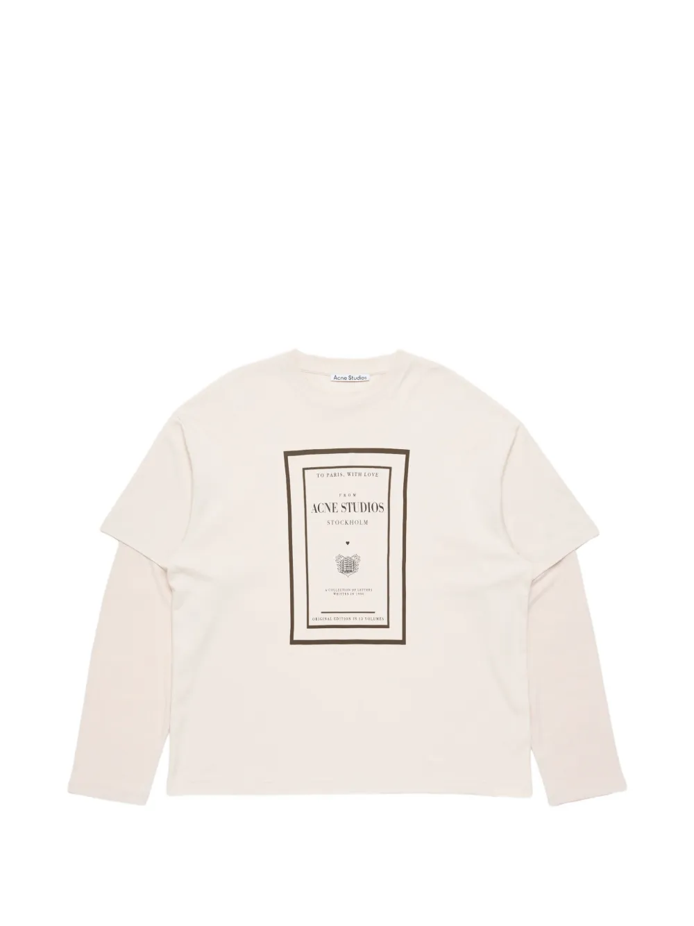 Acne Studios T-shirt a maniche lunghe - Toni neutri