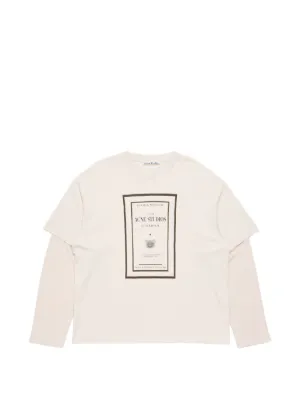 Balenciaga Salon De Couture クロップド Tシャツ | ホワイト