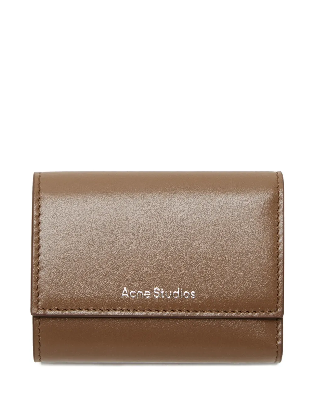 Acne Studios Trifold Wallet leather wallet - Marrone