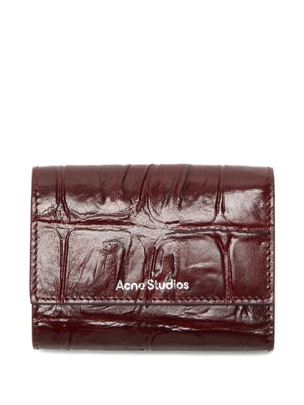 Acne Studios logo-detail embossed wallet | Men | Image 2